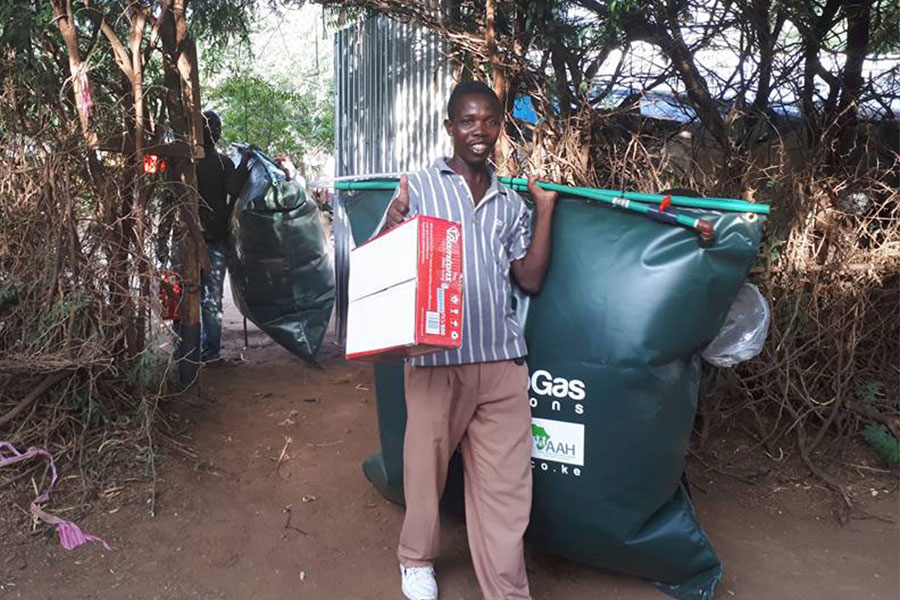 Flexi Biogas goes portable in Kakuma Refugee Camp with AAHI